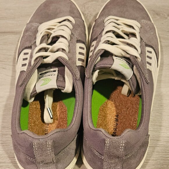 Cariuma Catiba Pro Low Skateboarding Shoes - Grey Contrast/Ivory - Picture 2 of 16